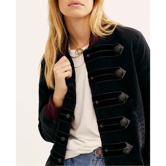 Free People Jackets & Blazers - NEW! Free People Atlas Corduroy Bomber Jacket
